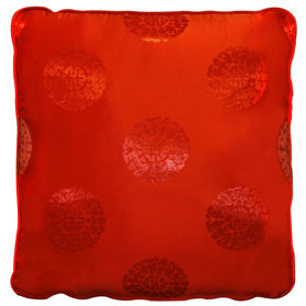 Chinese Silk Pillow (#02)