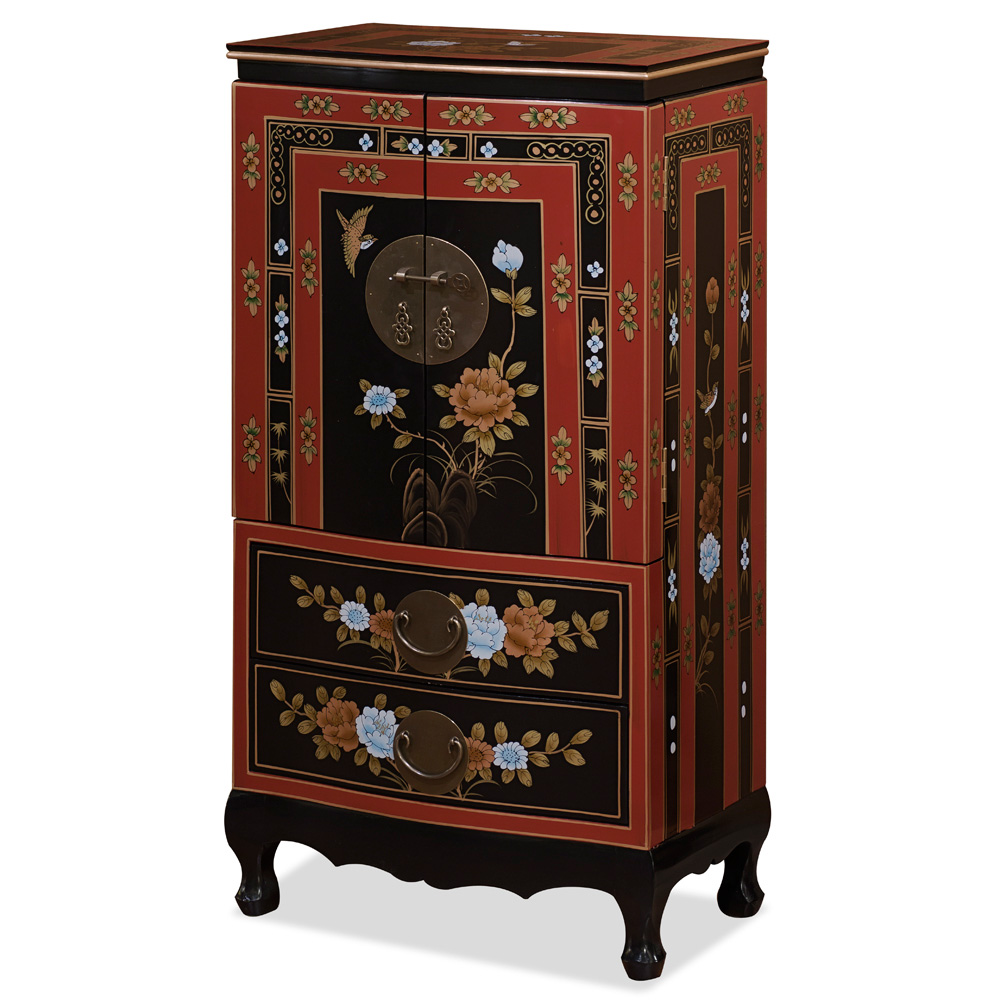 Asian Jewelry Armoire
