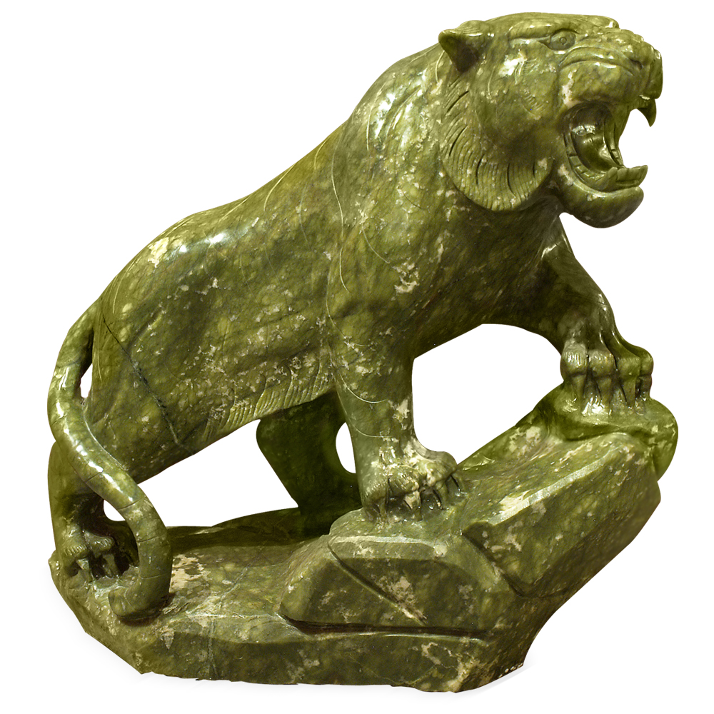 Chinese Bronze Tiger Artifact