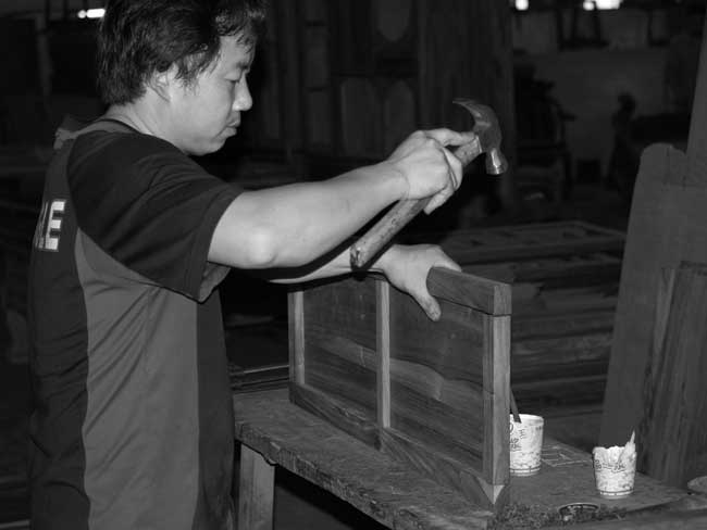 traditional rosewood joinery
