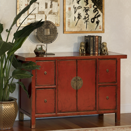 Asian Inspired Cabinets and Chests