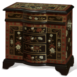 Asian Style Jewelry Boxes and Chests