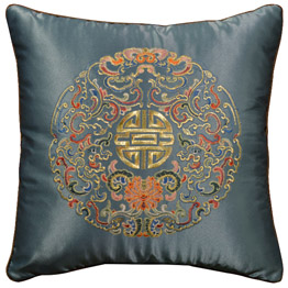 Asian Style Decorative Silk Pillows