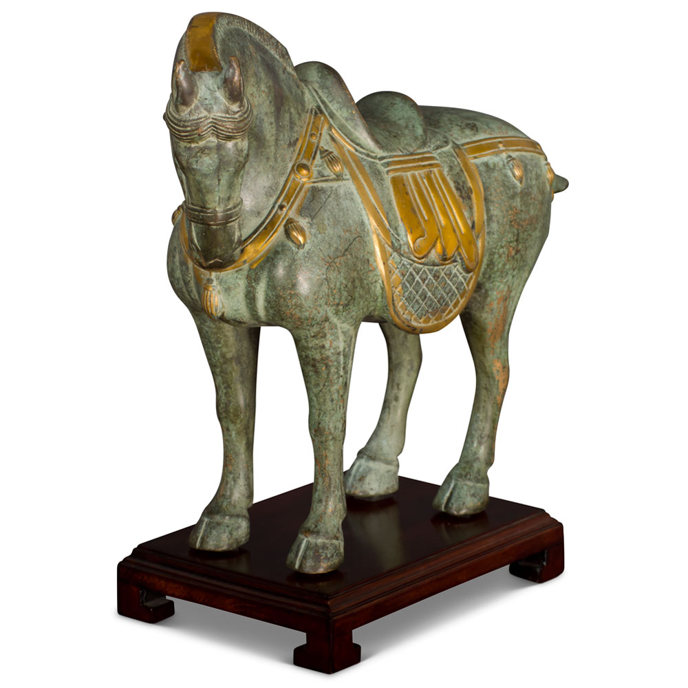 Bronze Tang Chinese Horse Sculpture