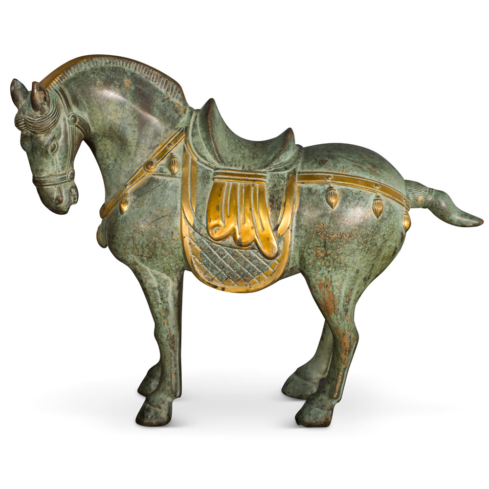 Bronze Tang Chinese Horse Sculpture