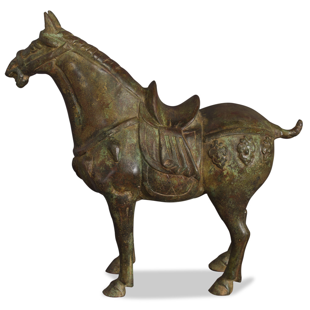 Bronze Tang Chinese Horse Sculpture