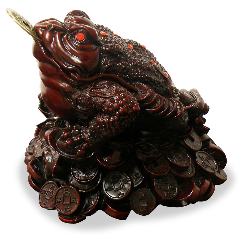 Shou Shan Money Toad Chinese Figurine