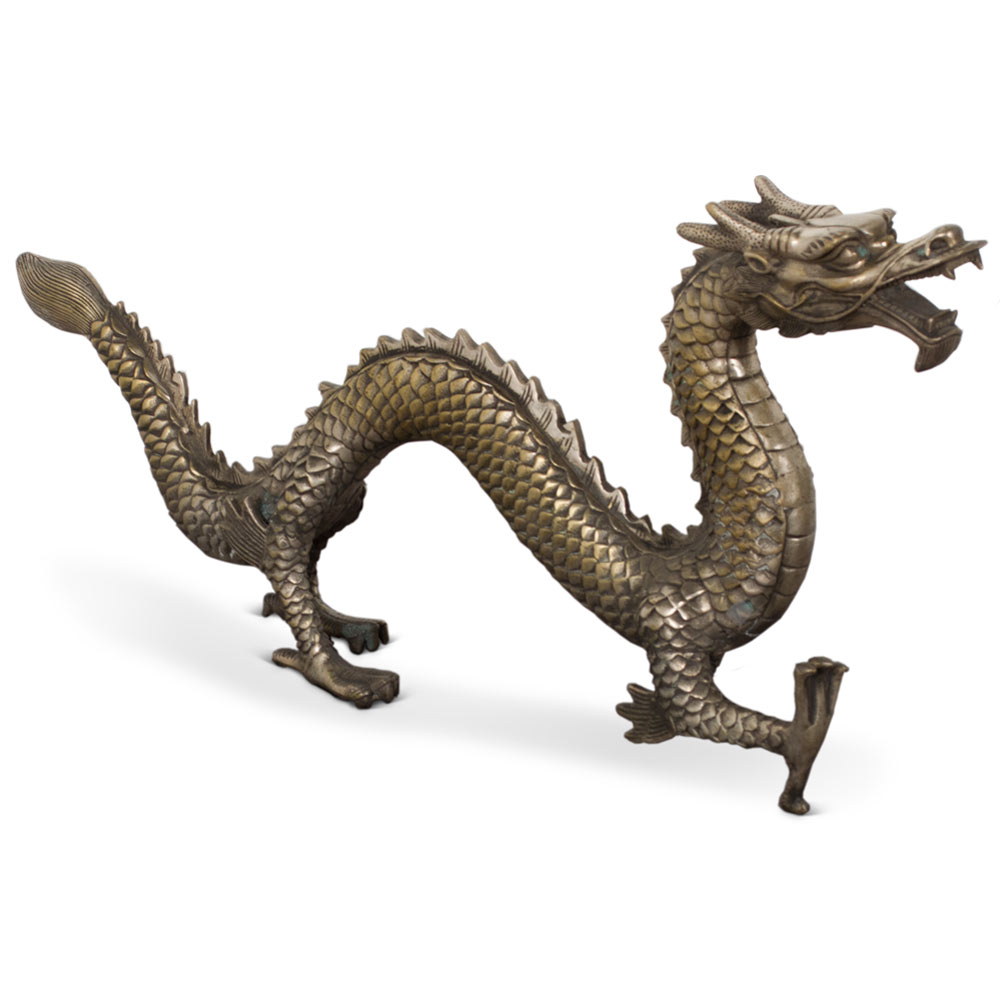 Silver Plated Prosperity Dragon