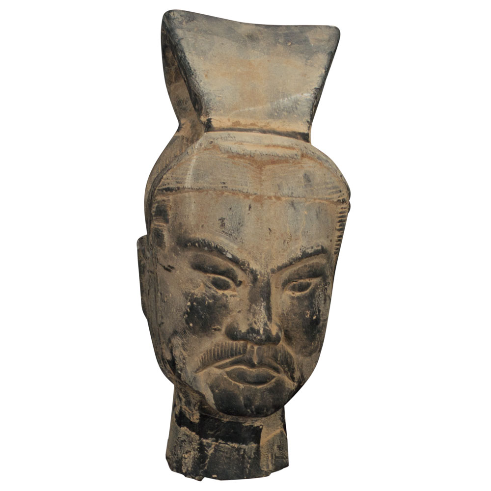 Small Chinese Terracotta Infantry Warrior Head