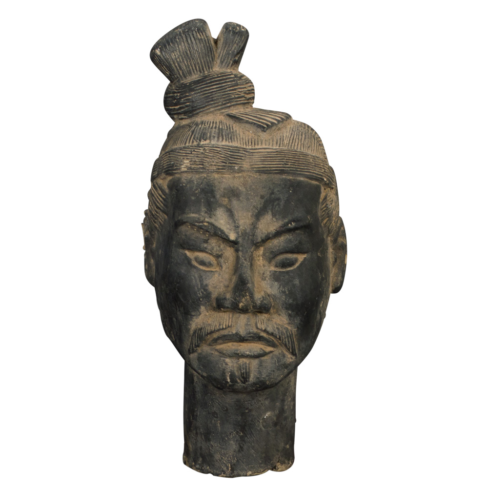 Small Chinese Terracotta Chariot Warrior Head