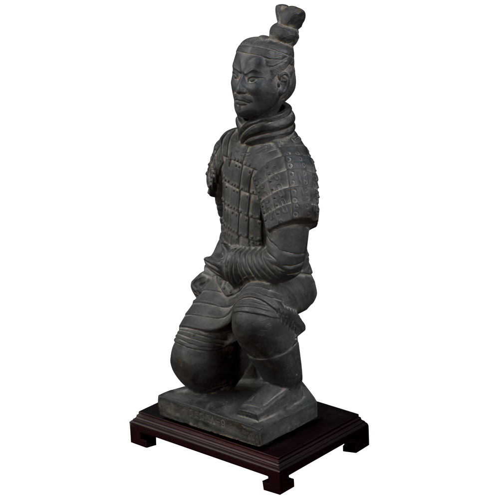 18 Inch Chinese Terracotta Kneeling Archer Warrior