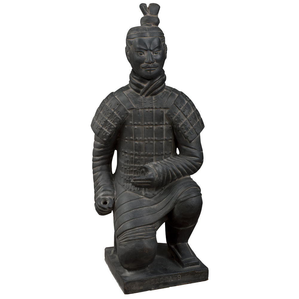 18 Inch Chinese Terracotta Kneeling Archer Warrior