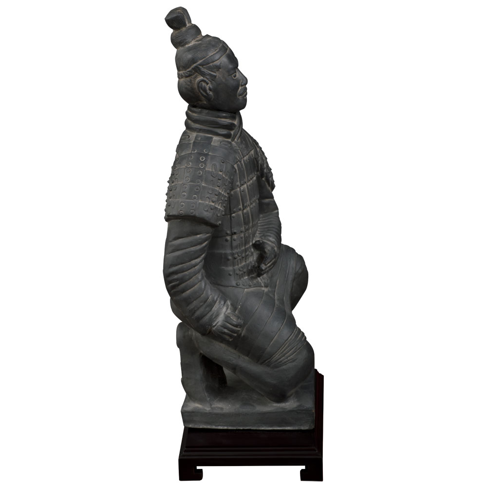 18 Inch Chinese Terracotta Kneeling Archer Warrior