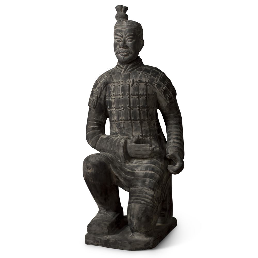 50.5 Inch Chinese Terracotta Kneeling Archer Warrior - with FREE Inside Delivery