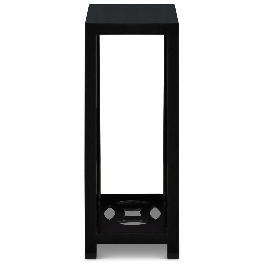 31in Matte Black Finish Elmwood Ning Chou Design Pedestal