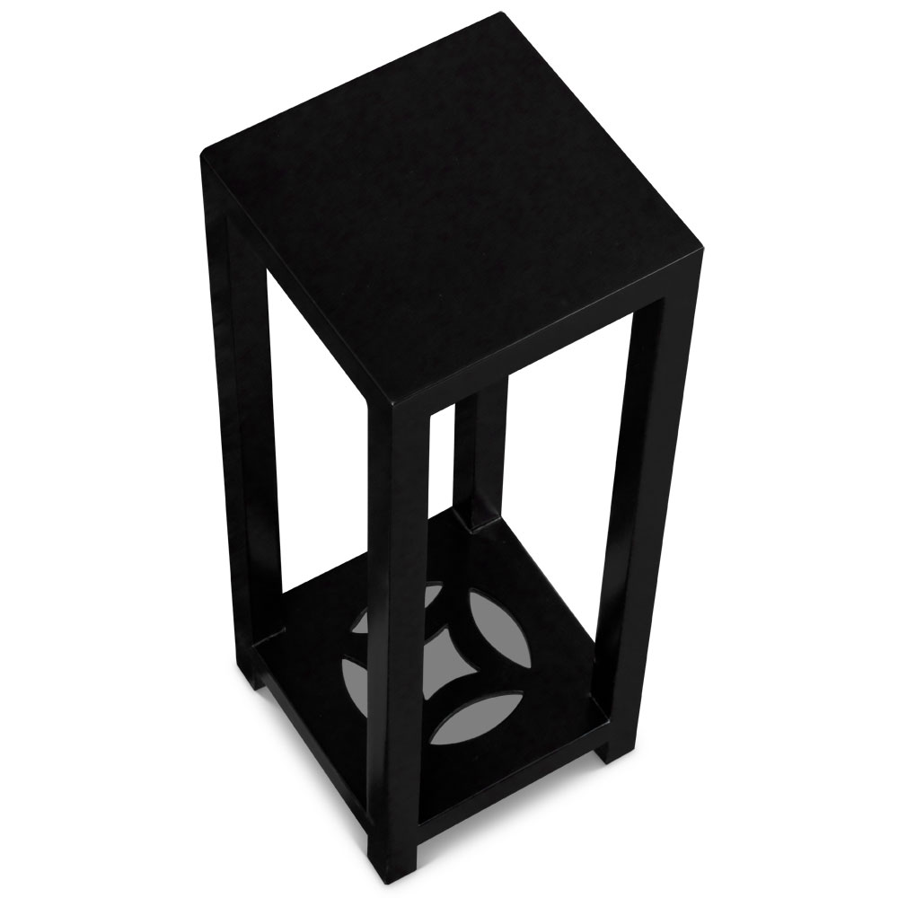 31in Matte Black Finish Elmwood Ning Chou Design Pedestal