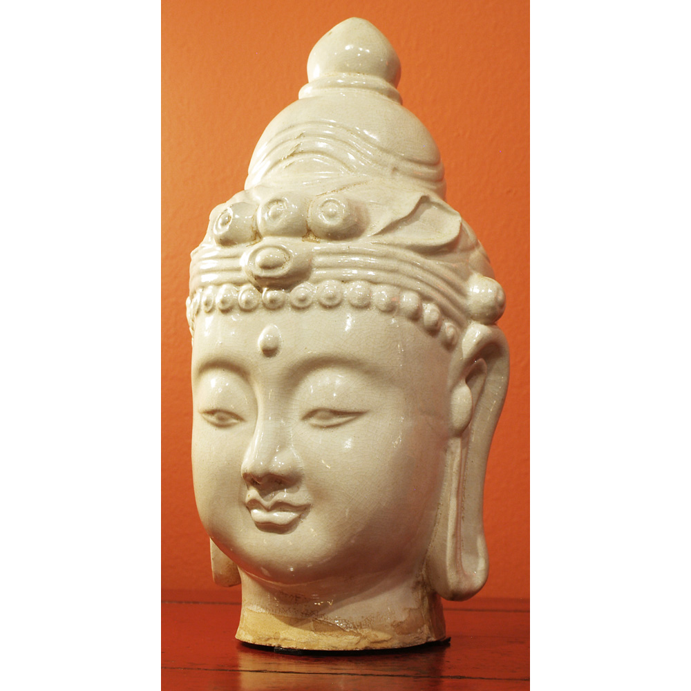 Ceramic Guanyin Head