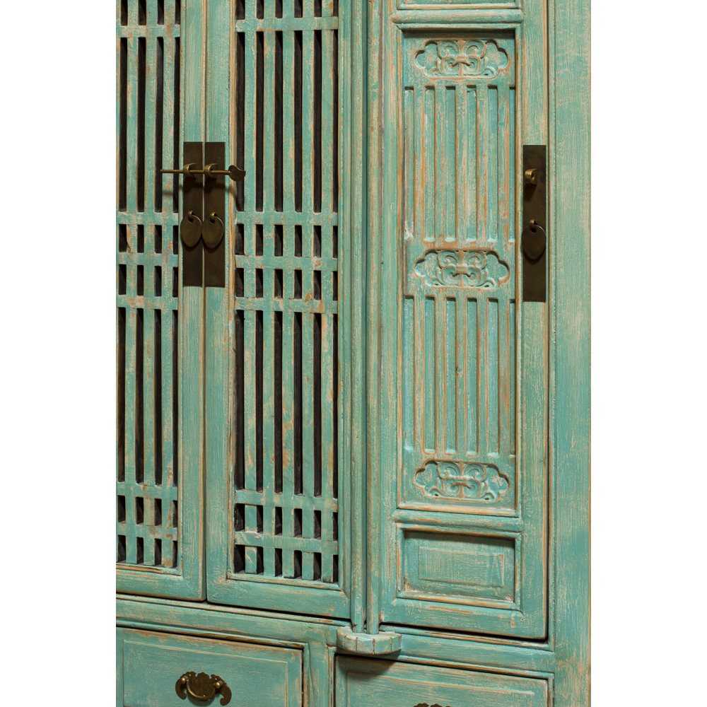 Elmwood Light Blue Storage Cabinet