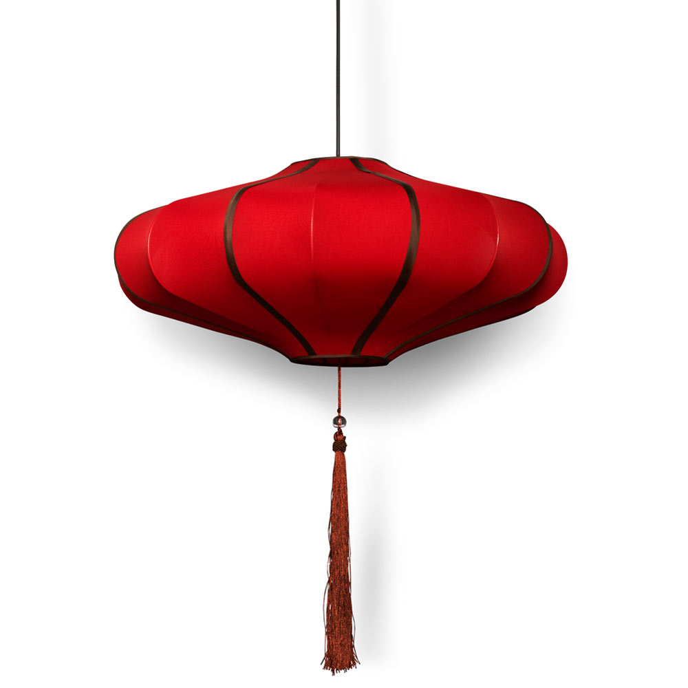 Hanging Red Chinese Palace Lantern with Tassel