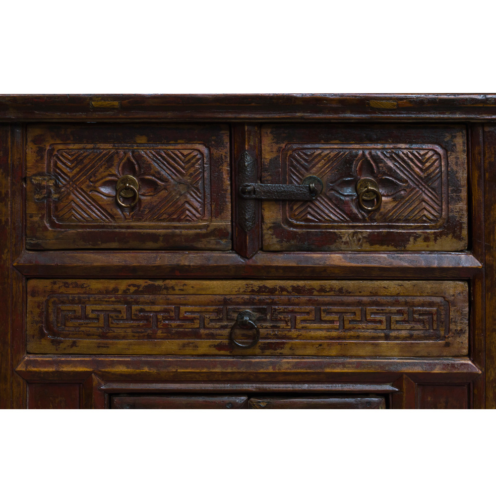 Vintage Elmwood Village Oriental Altar Cabinet