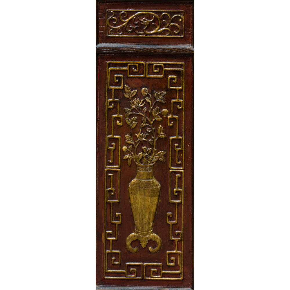 Antique Wooden Su-Chow Chinese Doors Set