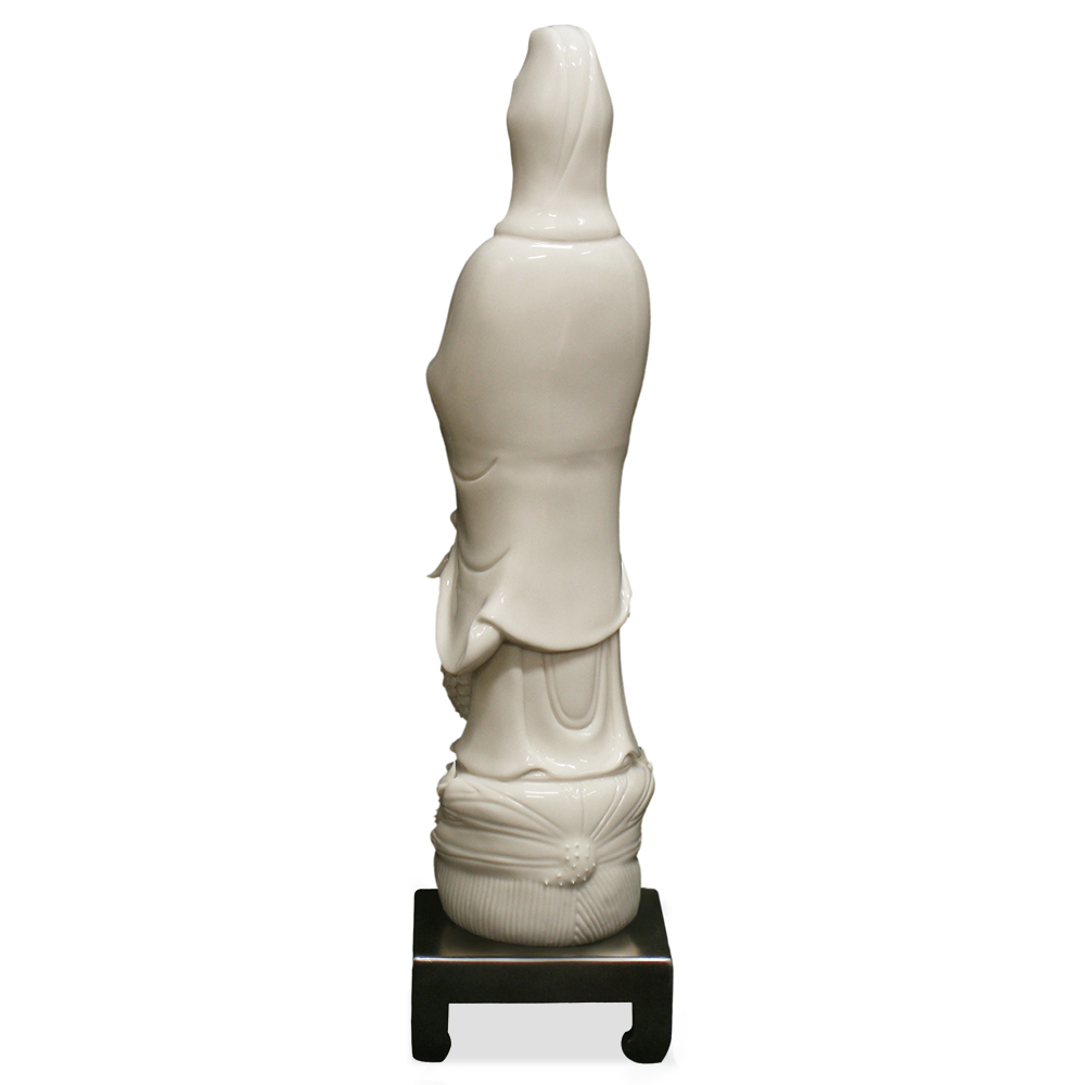 Porcelain Guanyin Drip Fountain Asian Statue