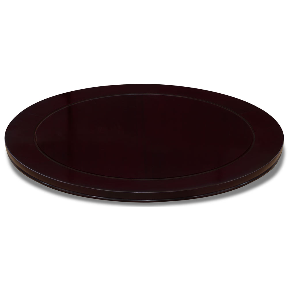 28in Dark Cherry Rosewood Chinese Lazy Susan