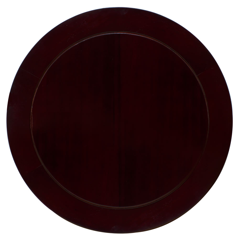 28in Dark Cherry Rosewood Chinese Lazy Susan