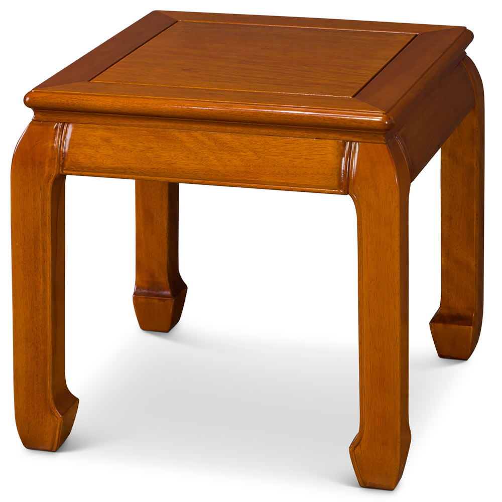 Natural Finish Rosewood Chinese Ming Side Table