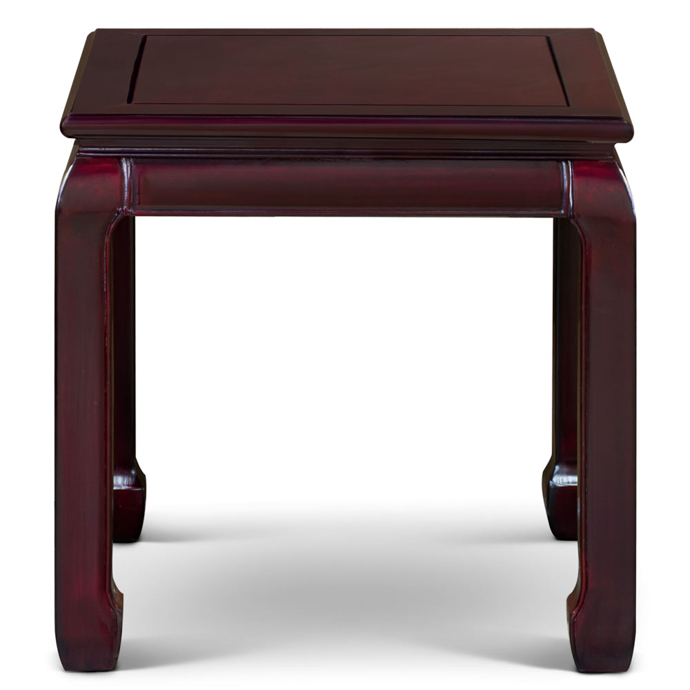 Dark Cherry Rosewood Chinese Ming Side Table