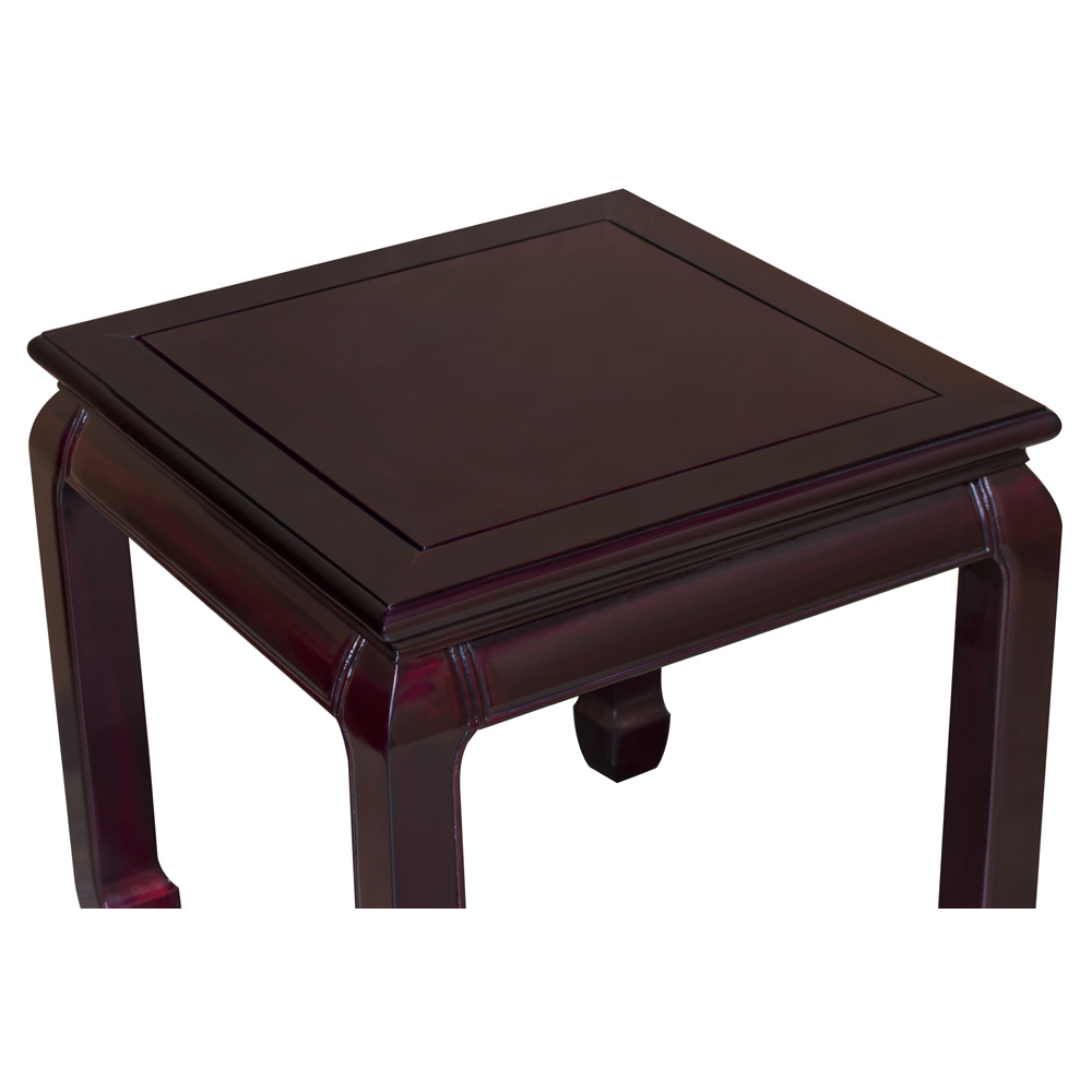 Dark Cherry Rosewood Chinese Ming Side Table