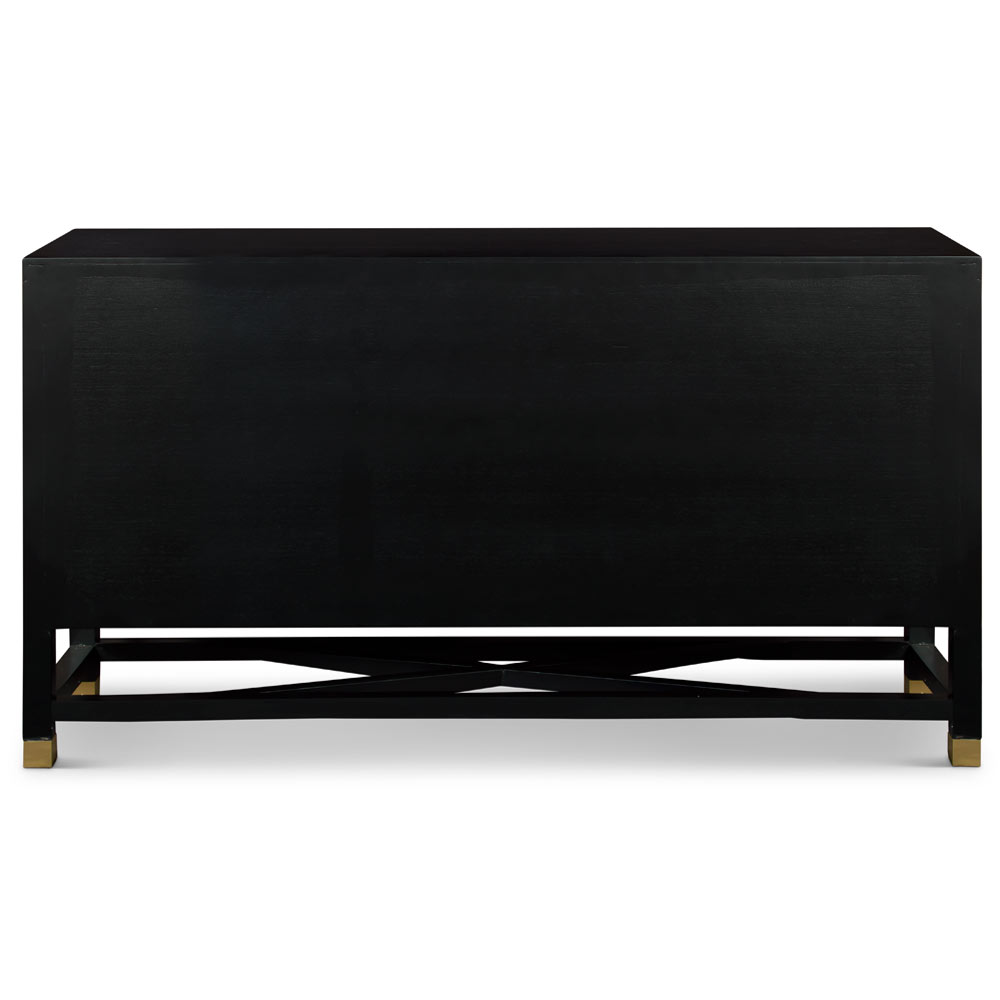 Black and Blue Zen Modern Asian Cabinet