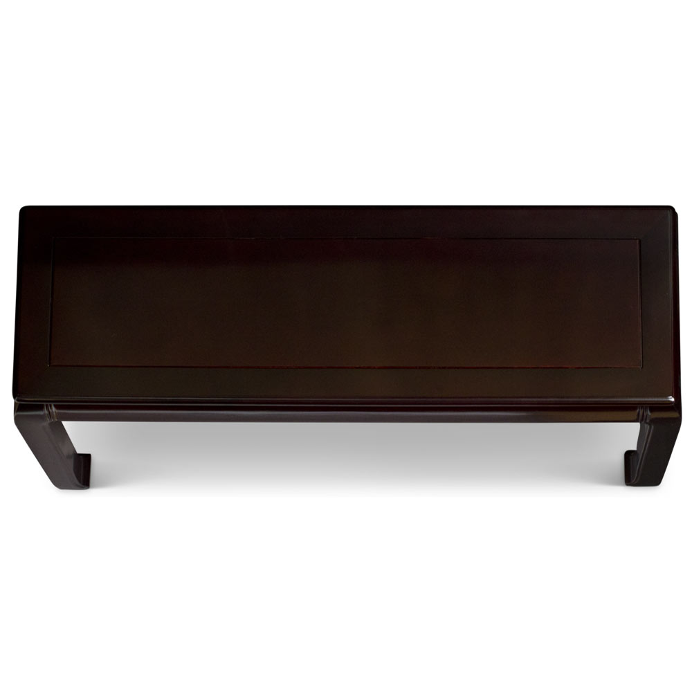 Dark Cherry Rosewood Chinese Ming Console Table