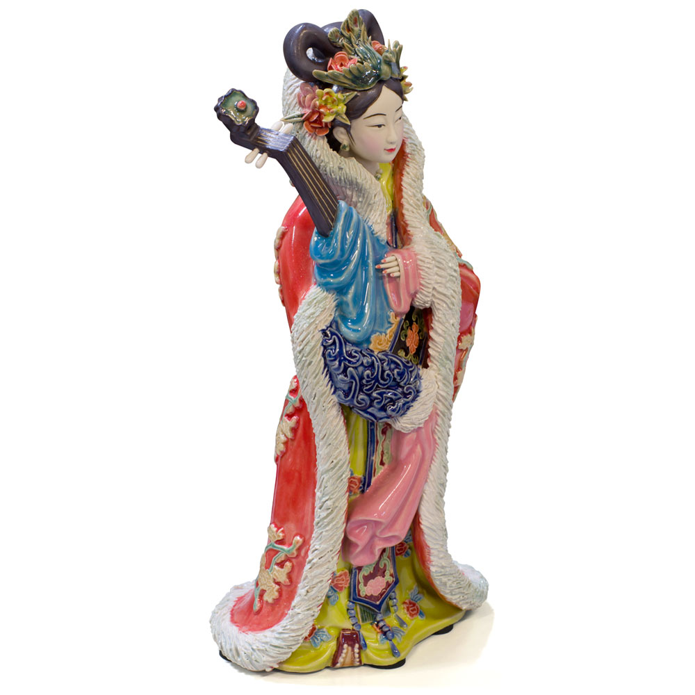 Chinese Porcelain Figurine, Lady Zhao Jun