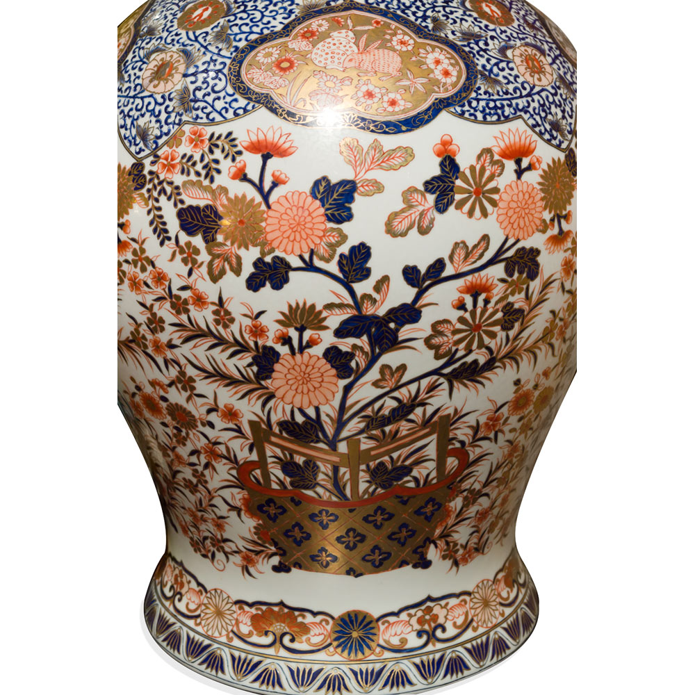 Famille Rose Chinese Imperial Palace Jar