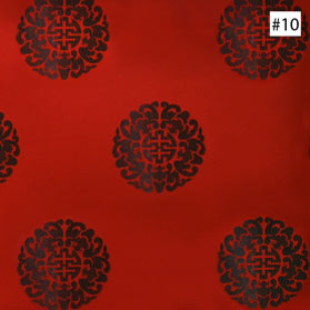 Chinese Longevity Symbol Design Red Ming Chair Cushion (#10)
