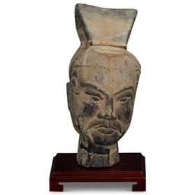 Small Chinese Terracotta Infantry Warrior Head