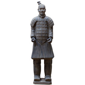 72 Inch Terracotta Chariot Warrior - with FREE Inside Delivery