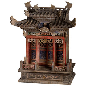 Vintage Chinese Pagoda Altar House