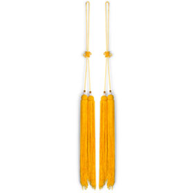 Long Lucky Yellow Chinese Silk Tassel Set