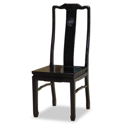 Black Rosewood Chinese Longevity Chair