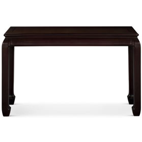 Dark Cherry Rosewood Ming Console Table